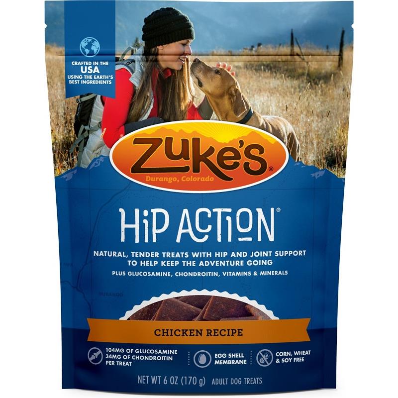 Zuke's Hip Action Chicken Dog Joint Treats, 6 oz
