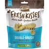 Merrick Fresh Kisses Double-Brush Infused with Mint Breath Strips for Extra Small Dogs 5-15 lbs, 20 ct