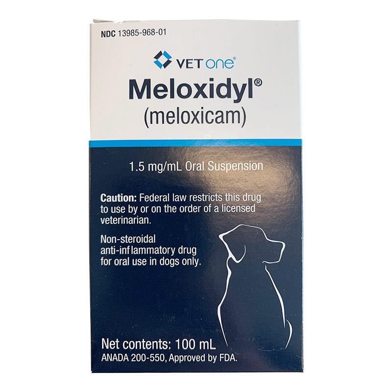 VetOne Meloxidyl (Meloxicam) 1.5 mg/ml Oral Suspension for Dogs, 100 ml