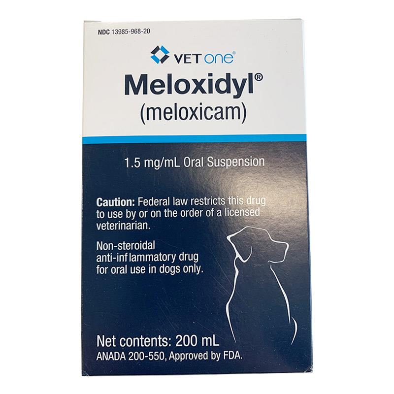 VetOne Meloxidyl (Meloxicam) 1.5 mg/ml Oral Suspension for Dogs, 200 ml