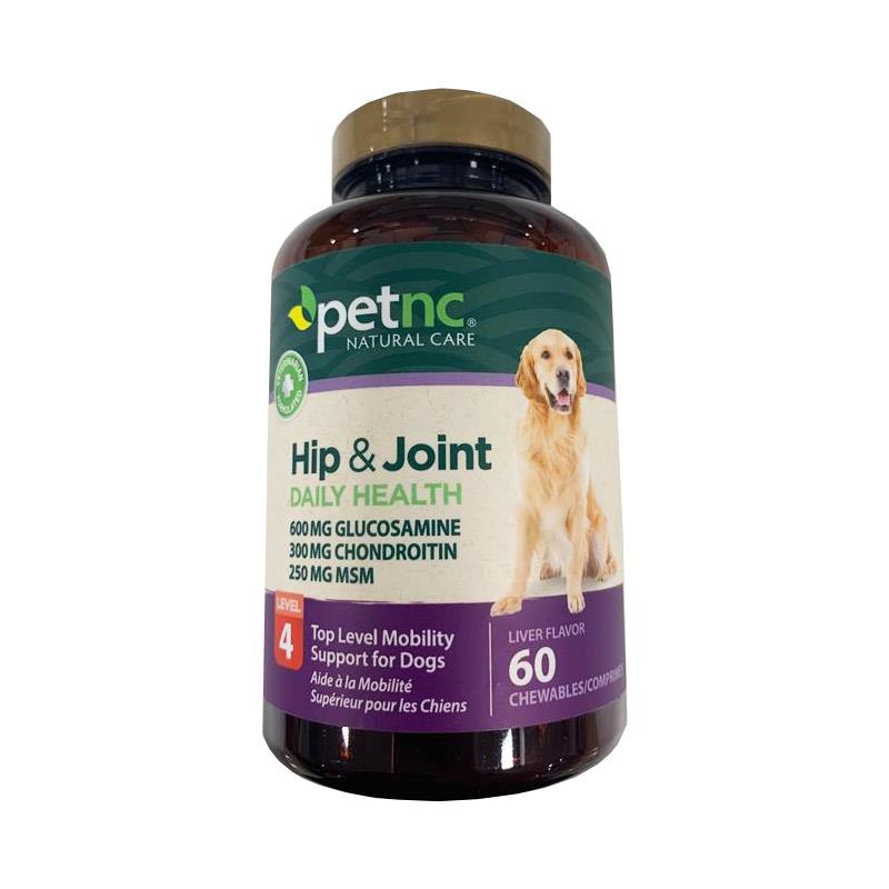 PetNC Hip & Joint Chewable Tablets for Dogs Level 4, 60 ct