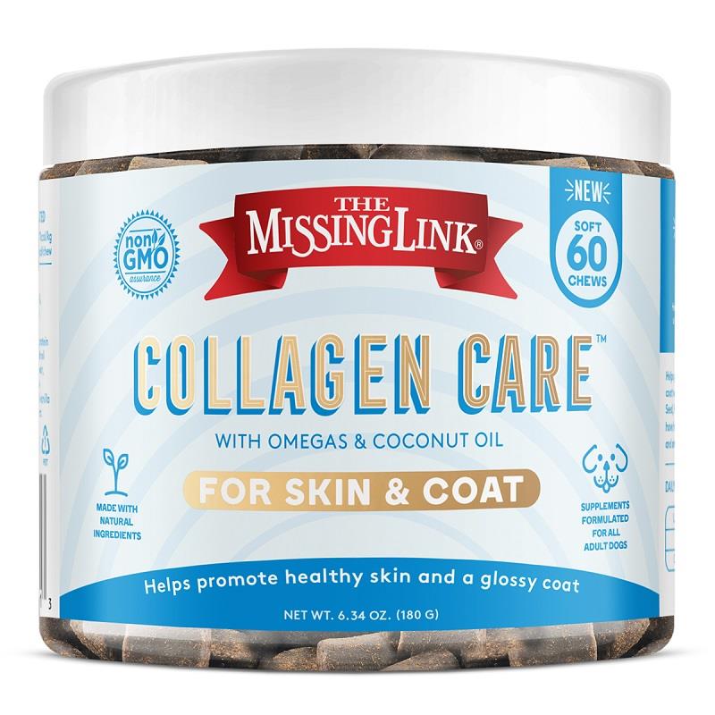 The Missing Link Collagen Care for Skin & Coat for Adult Dogs, 60 Soft Chews