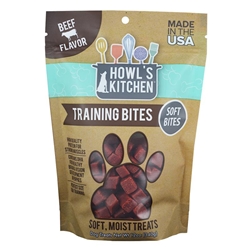 Howls Kitchen Training Bites Beef Flavor Dog Treats, 12 oz