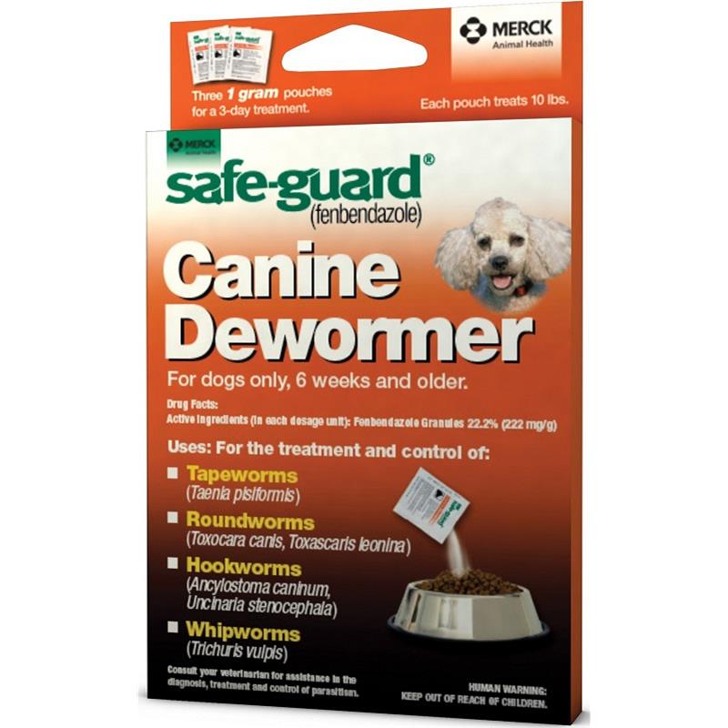 Safe-Guard (Fenbendazole) Canine Wormer, 1 gm