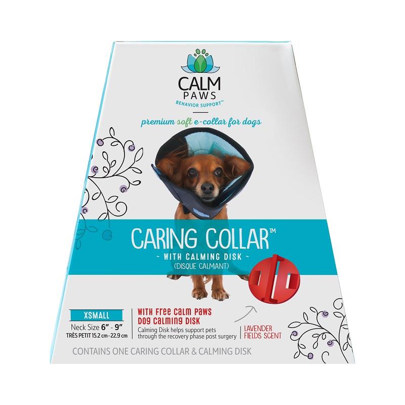 Calm Paws Caring Collar with Calming Disk for Dogs, XSmall