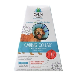 Calm Paws Caring Collar with Calming Disk for Dogs, Medium