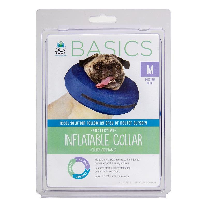 Calm Paws Basics Inflatable Collar for Dogs, Medium