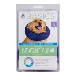 Calm Paws Basics Inflatable Collar for Dogs, Large