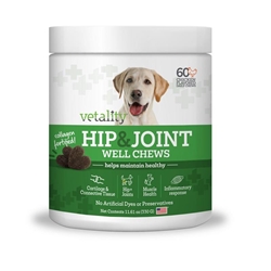 Vetality Hip & Joint Well Chews for Dogs, 60 ct