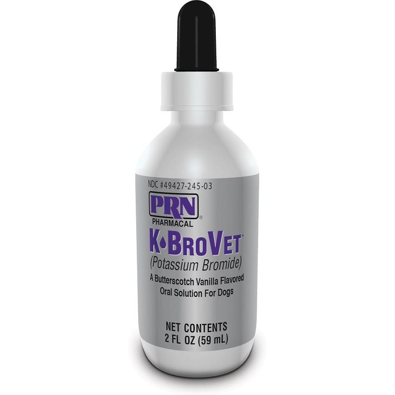 K-BroVet Potassium Bromide Oral Solution for Dogs 250 mg/ml, 2 oz