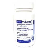 Virbantel Chewable Tablets for Small Dogs and Puppies, Each Tablet