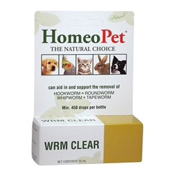 HomeoPet Wrm (Worm) Clear, 15 mL