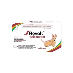 Revolt (selamectin) Topical for Dogs 20.1 - 40 lbs, 6 Month Supply