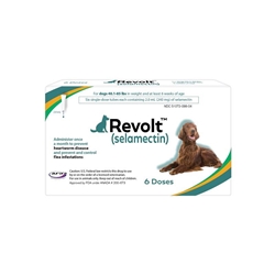 Revolt (selamectin) Topical for Dogs 40.1 - 85 lbs, 6 Month Supply