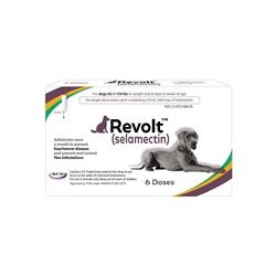 Revolt (selamectin) Topical for Dogs 85.1 - 130 lbs, 6 Month Supply