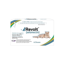 Revolt (selamectin) Topical for Cats 5.1 - 15 lbs, 6 Month Supply
