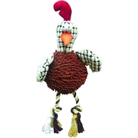 Ethical Pet Spot Gigglers Plush Chicken Single Dog Toy 12, Color Varies