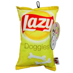Ethical Pet Spot Fun Food Lazy Doggie Chips Squeaker Single Dog Toy 8