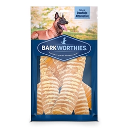 Barkworthies Beef Trachea 4-8 Dog Chews, 1 lb