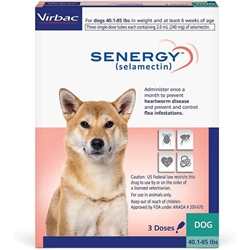 Senergy (selamectin) Topical for Dogs 40.1 - 85 lbs, 3 doses