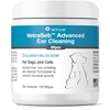 VetraSeb Advanced Ear Cleaning Wipes for Dogs and Cats, 100 ct