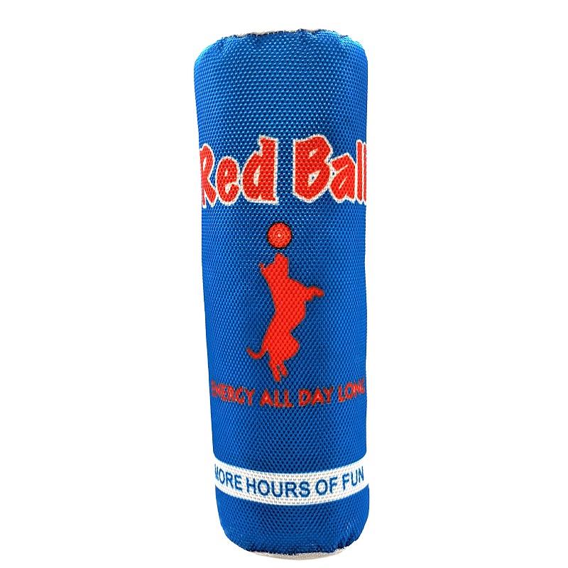 Ethical Pet Spot Fun Drink Red Ball Single Plush Dog Toy, 3 x 9.5