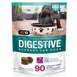 VetIQ Digestive Hickory Smoke Flavored Adult Dog Soft Chews, 90 Count, 11.1 oz