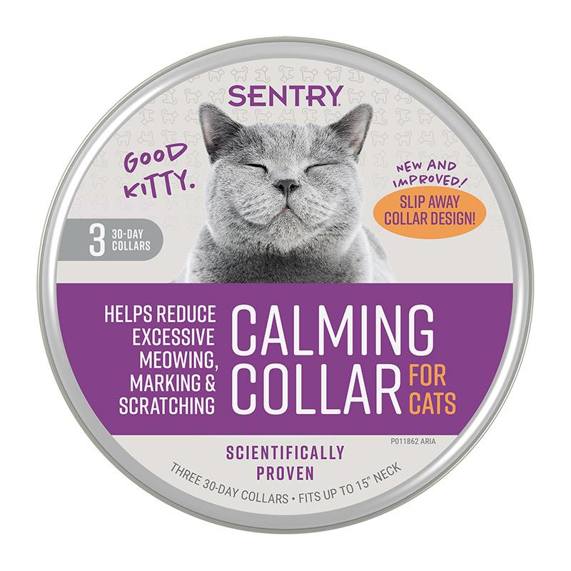 Sentry Calming Collar for Cats, 3 ct