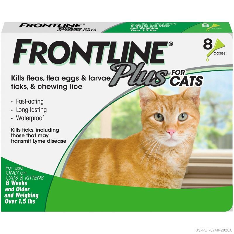 Frontline Plus for Cats 8 Month Supply