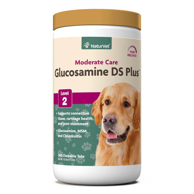 NaturVet Glucosamine DS Plus Level 2, 240 Soft Chews