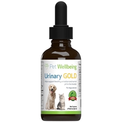 Pet Wellbeing Urinary Gold for Dogs or Cats, 2 oz