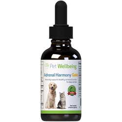 Pet Wellbeing Adrenal Harmony Gold for Dogs and Cats, 2 oz