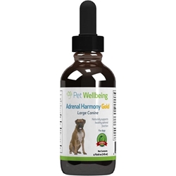 Pet Wellbeing Adrenal Harmony Gold for Dogs, 4 oz