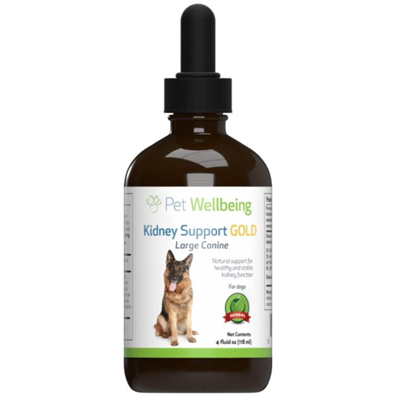 Pet Wellbeing Kidney Support Gold for Dogs, 4 oz
