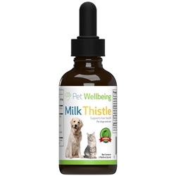 Pet Wellbeing Milk Thistle for Dogs and Cats, 2 oz