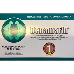 Denamarin for Dogs 13 to 34 lbs, Green, 30 Tablets