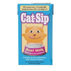 Cat-Sip Milk Treat for Cats & Kittens, 8 fl oz