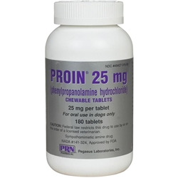 Proin 25 mg, 180 Chewable Tablets | VetDepot.com