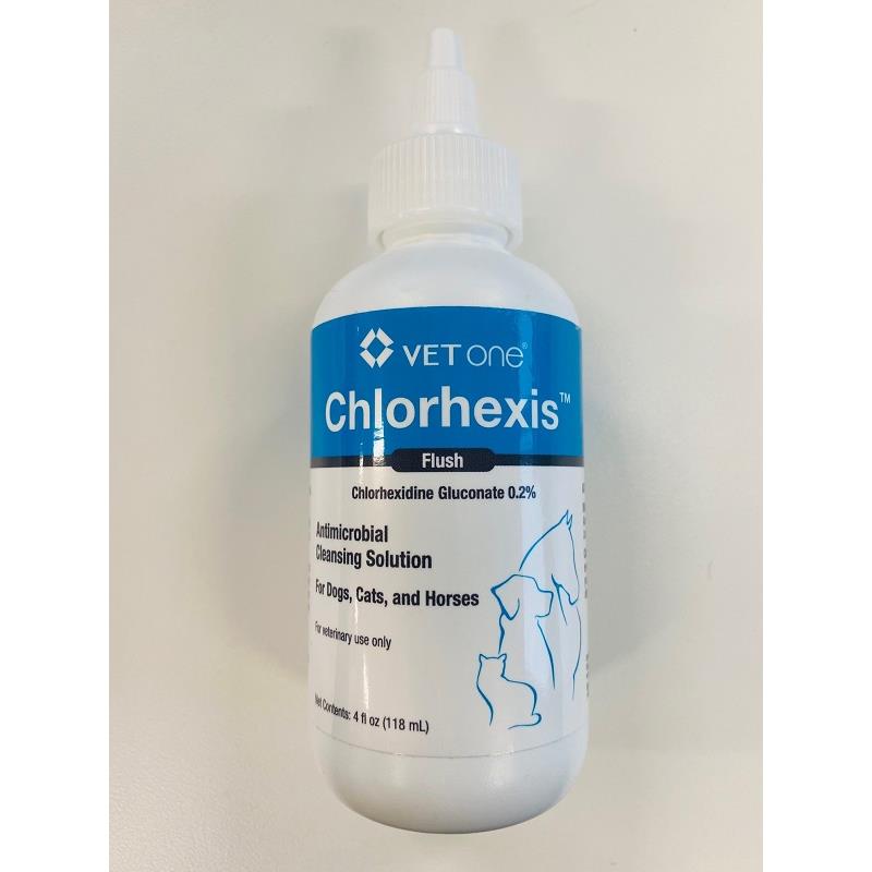 Chlorhexis Flush Antimicrobial Cleansing Solution, 4 oz