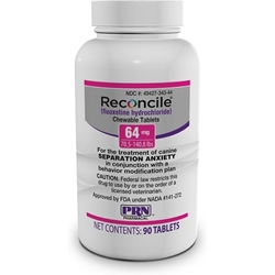 Reconcile 64 mg Flavored Chewable Tablets for Dogs 70.5-140.8 lbs, 90 Ct.