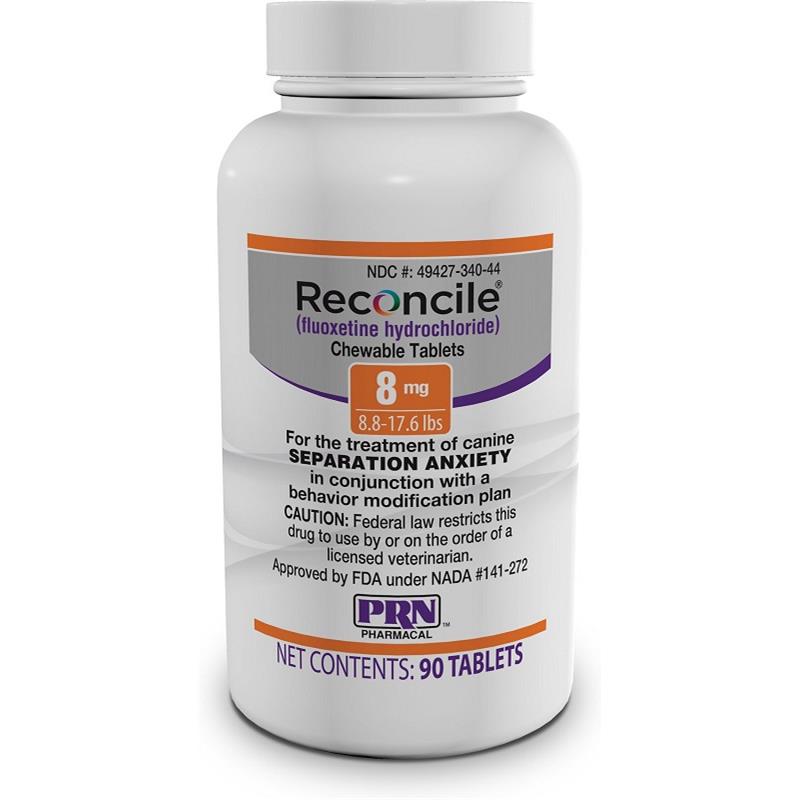 Reconcile 8 mg Flavored Chewable Tablets 8.8-17.6 lbs, 90 Ct.