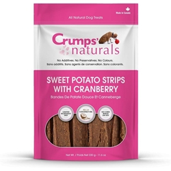 Crumps Naturals Sweet Potato Strips with Cranberry, 5.6 oz