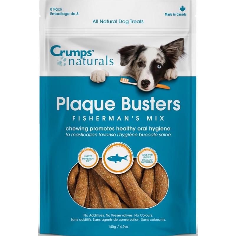 Crumps' Naturals Plaque Busters with Fish 7- 8 pack