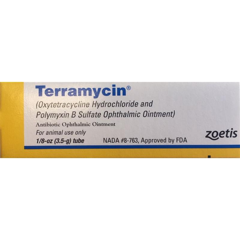 Terramycin Ophthalmic Ointment, 1/8 oz