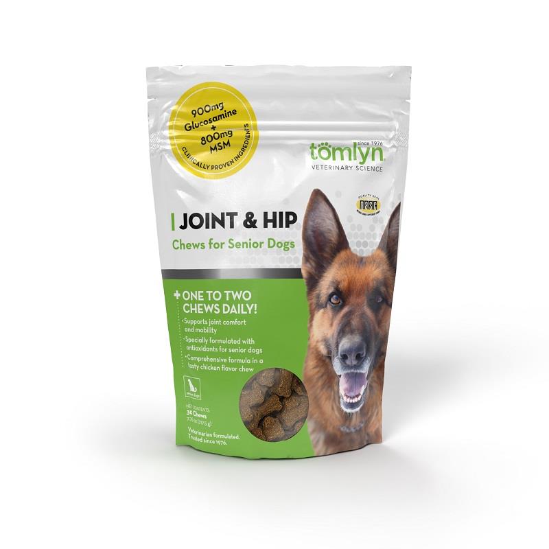 Tomlyn Joint & Hip Chews - Senior Dogs, 30 ct