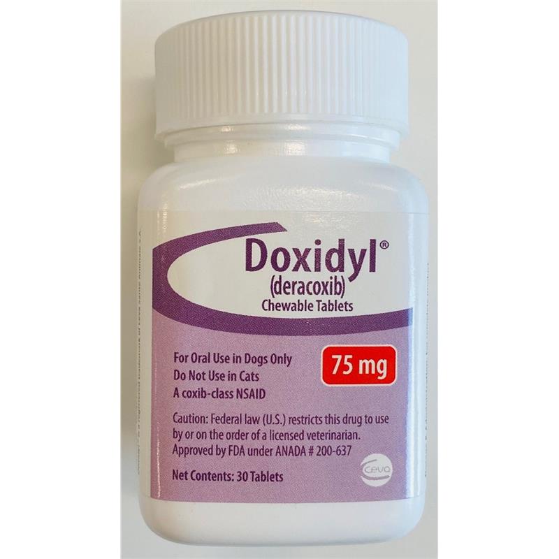 Doxidyl (deracoxib) Chewable Tablets, 75 mg 30 ct