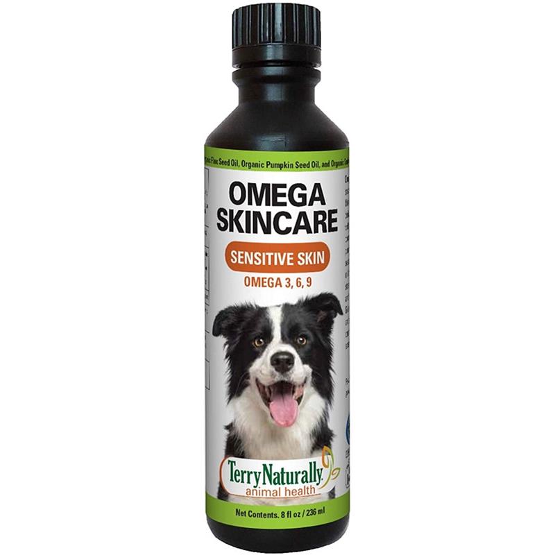 Terry Naturally Animal Health Omega Skincare Flax Seed Promote Healthy Skin for Your Dog, 8 fl. Oz