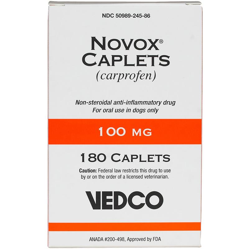 Novox (Carprofen) 100 mg, 180 Caplets