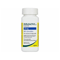 Rimadyl (Carprofen) 25mg, 180 Chewable Tablets
