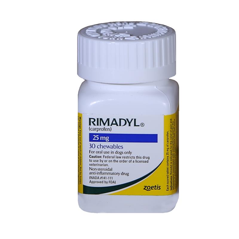 Rimadyl (Carprofen) 25mg, 30 Chewable Tablets